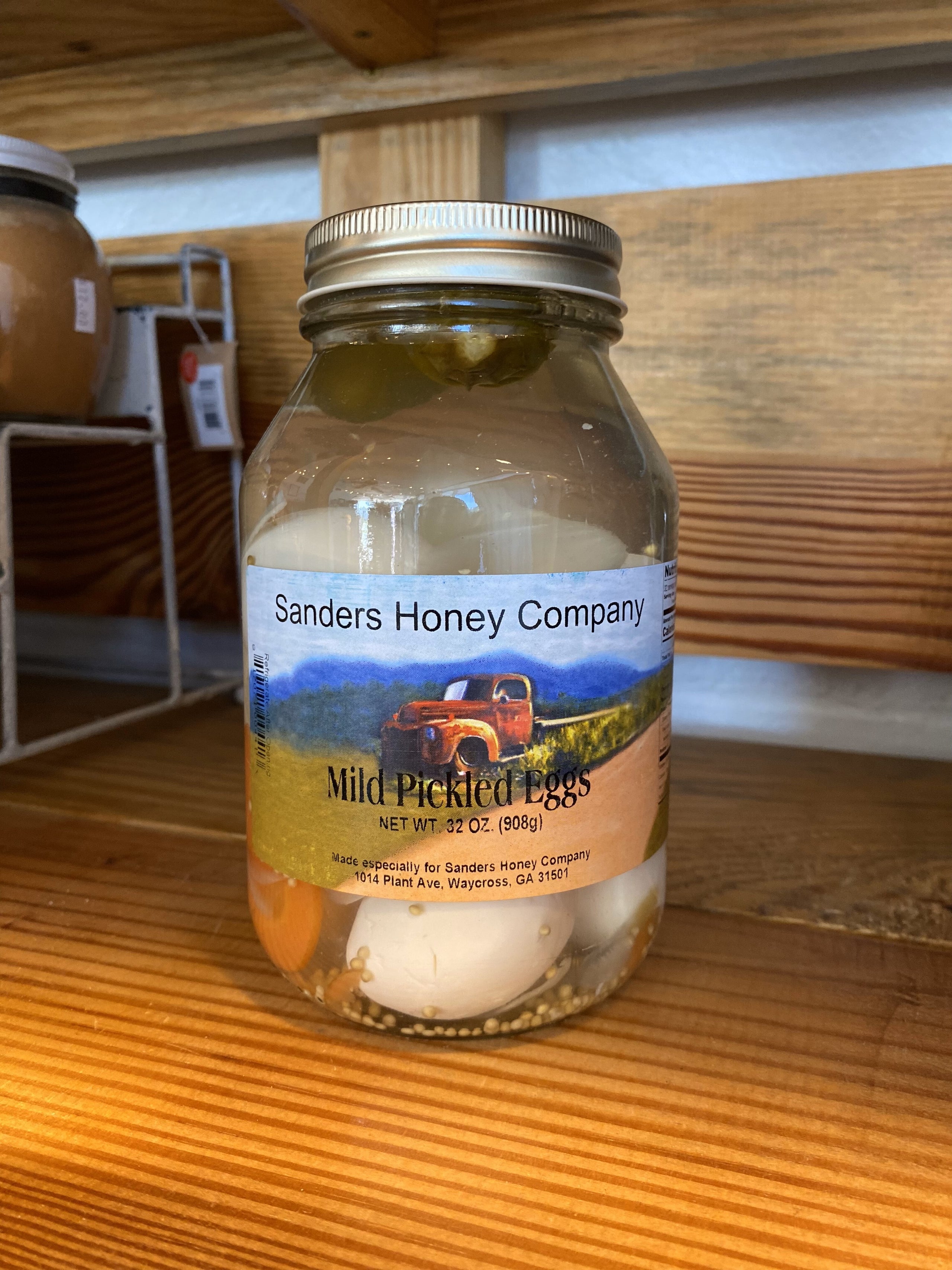 Mild Pickled Eggs 32oz Sanders Honey Company