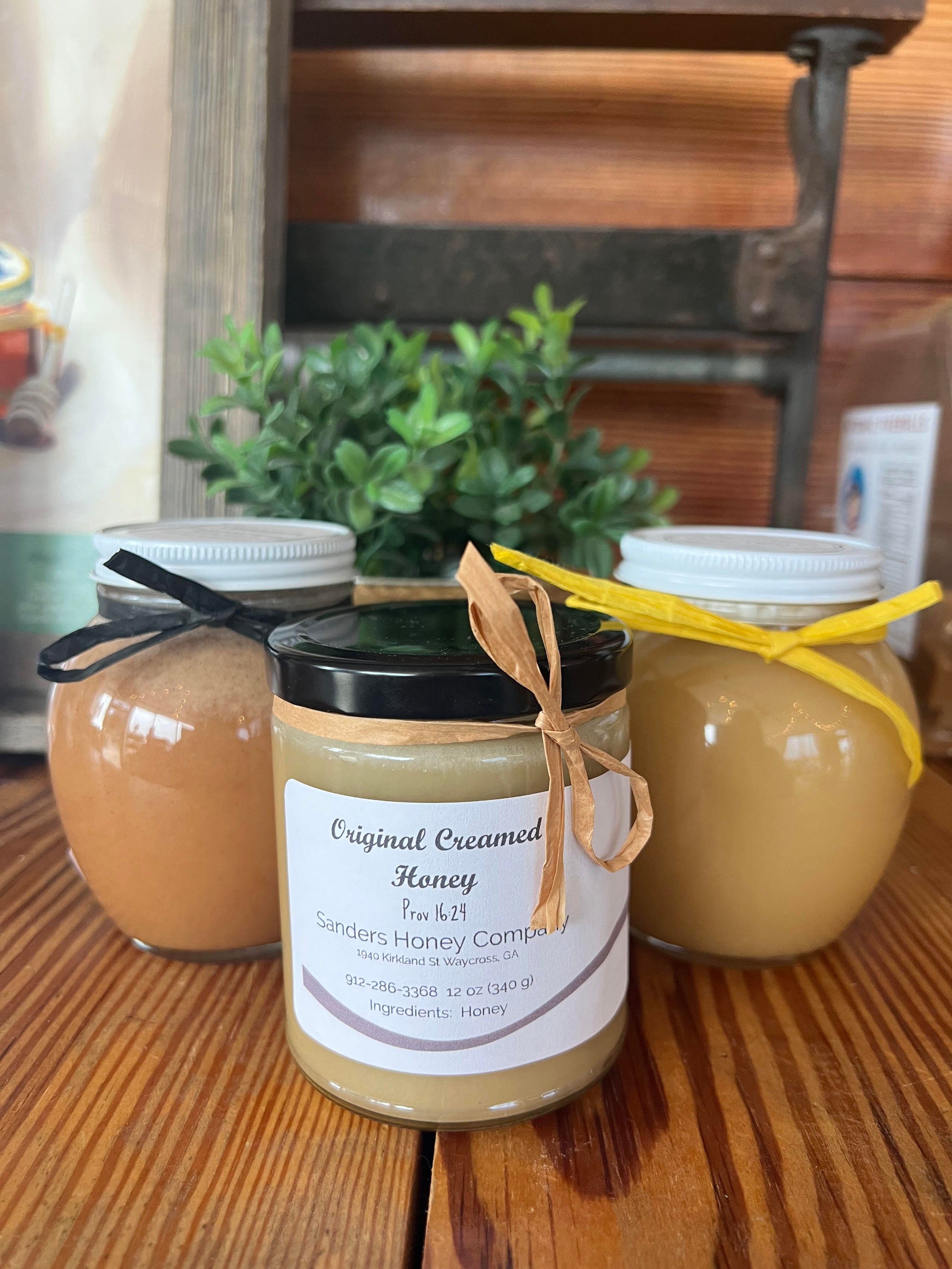 Creamed honey Sanders Honey Company