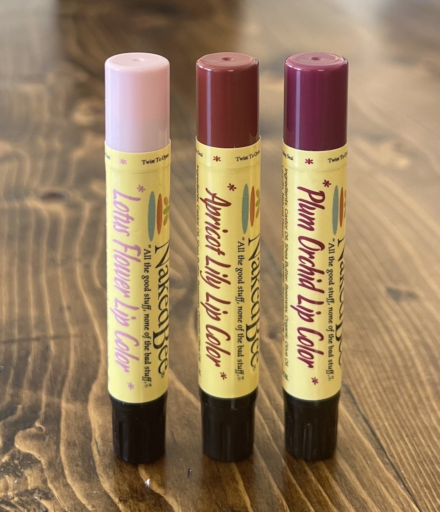 The Naked Bee-LIP COLOR | Sanders Honey Company