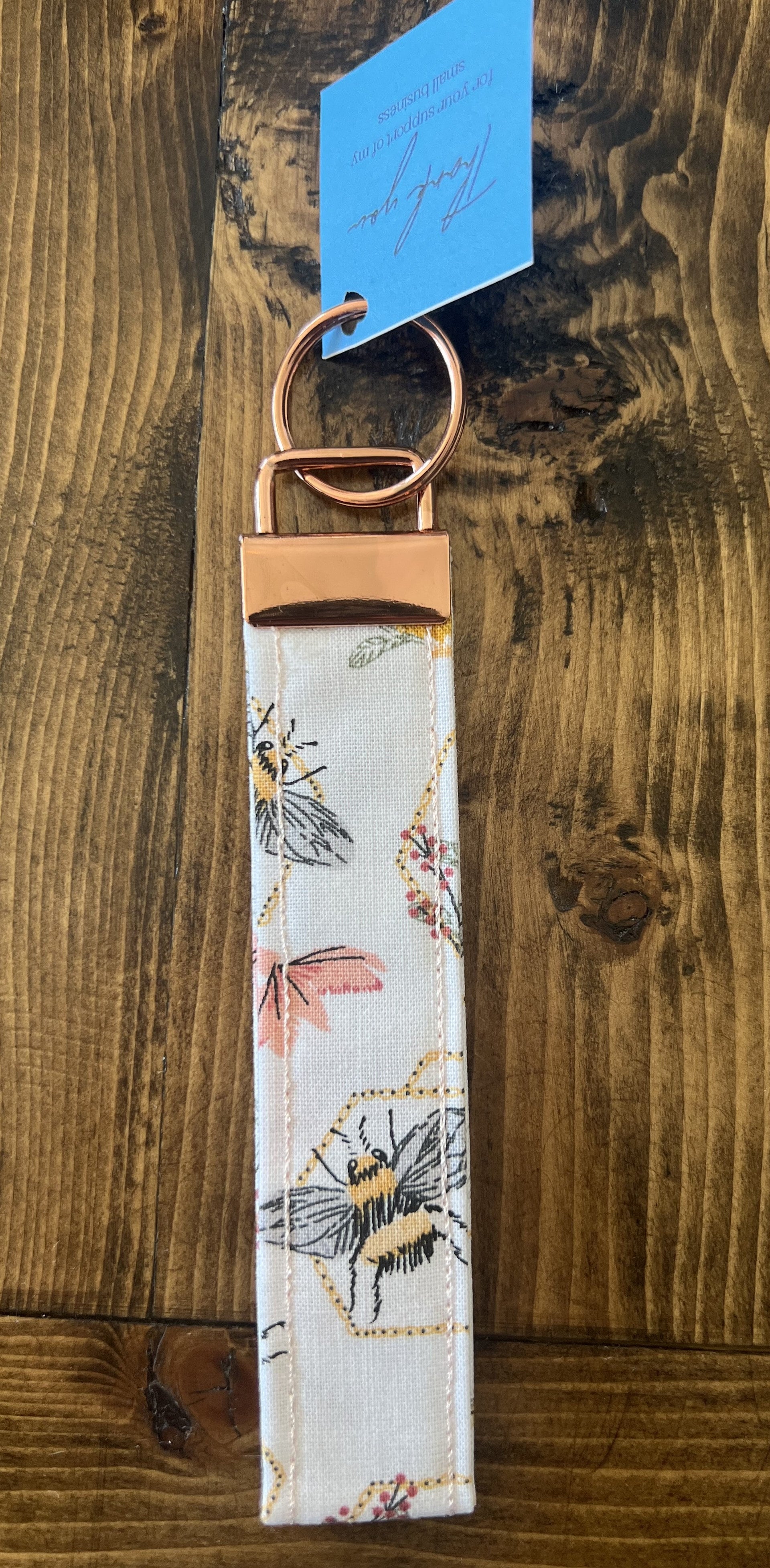 Bee Keychain Sanders Honey Company