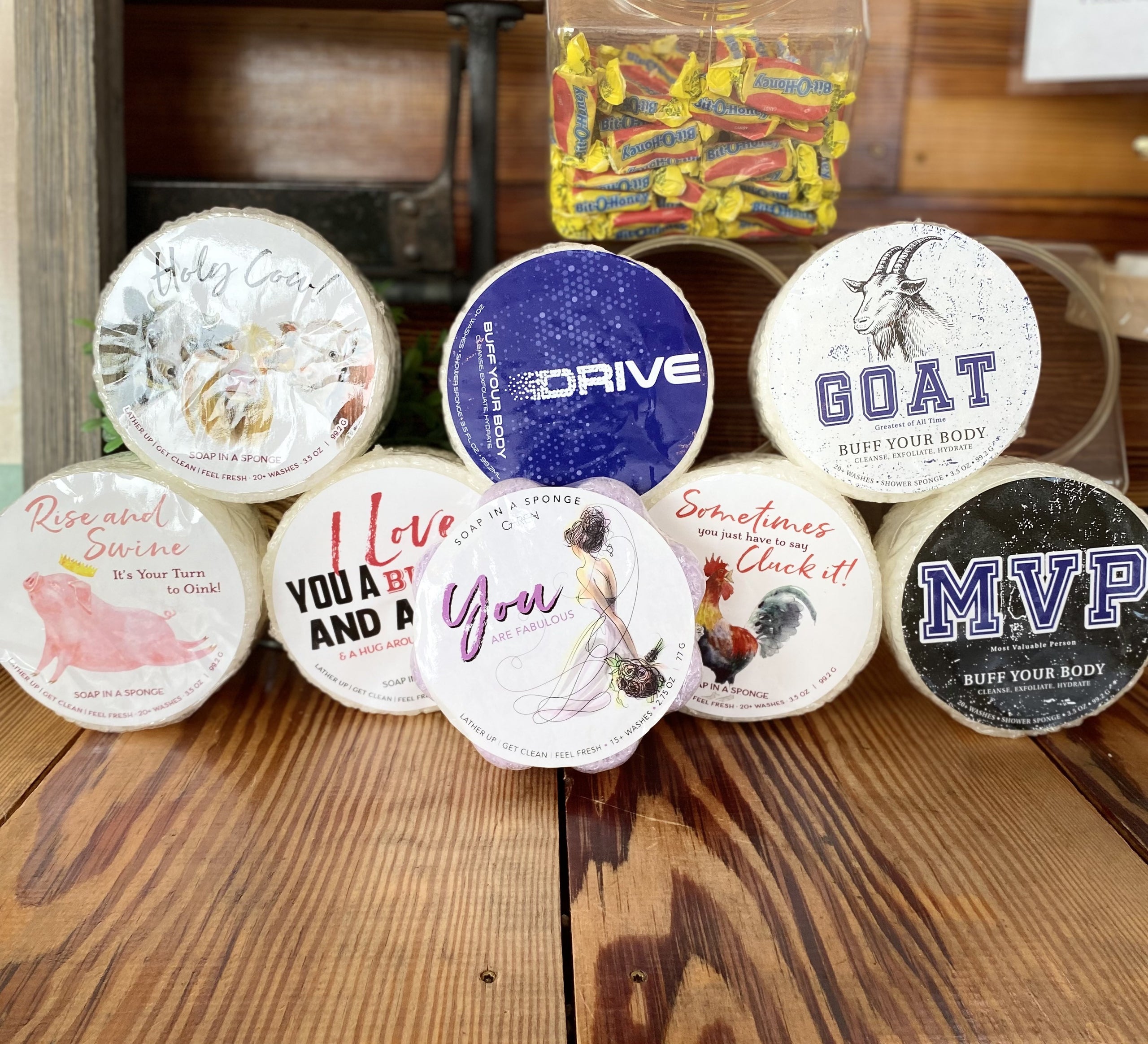 Caren Sponge SoapsBIG Sanders Honey Company