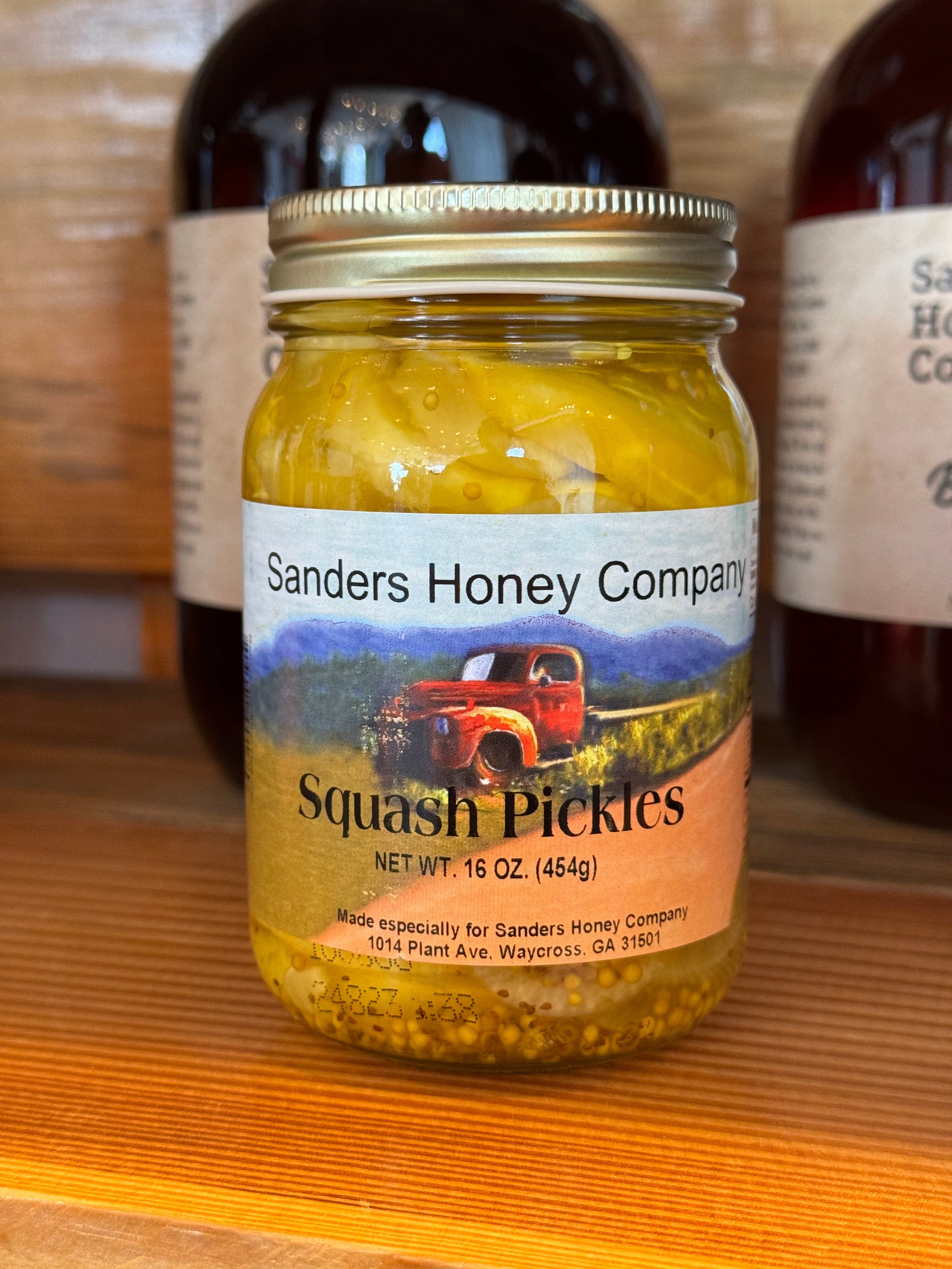 Squash Pickles Sanders Honey Company