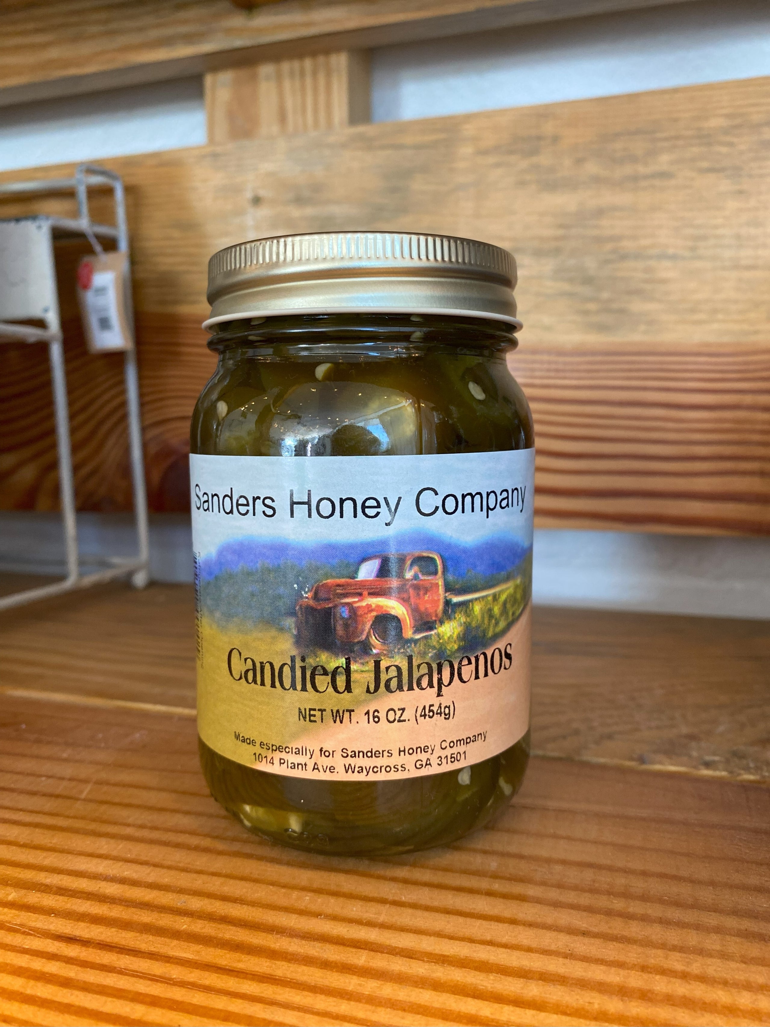Candied Jalapeños 16oz Sanders Honey Company