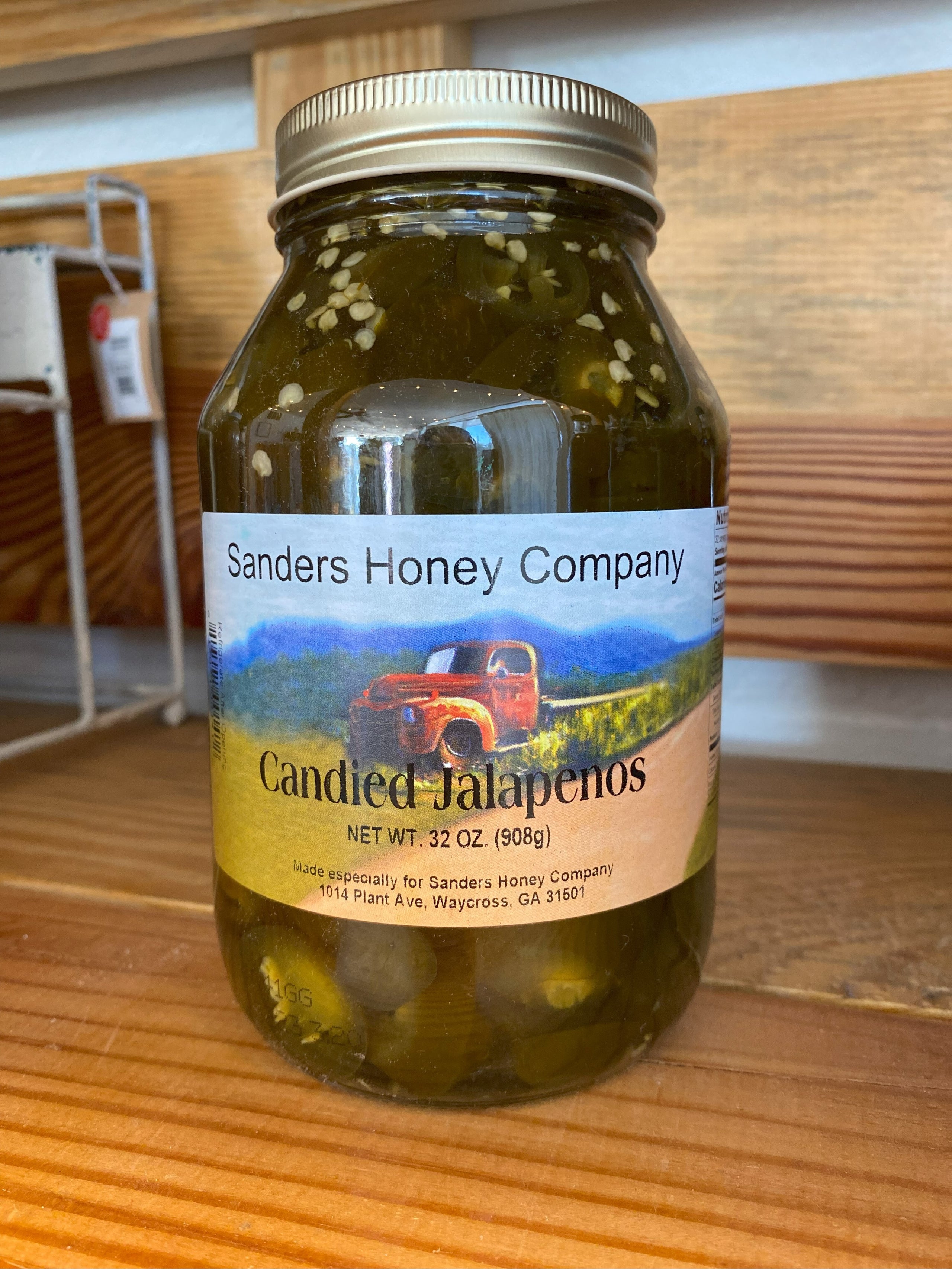 Candied Jalapeños 32oz Sanders Honey Company